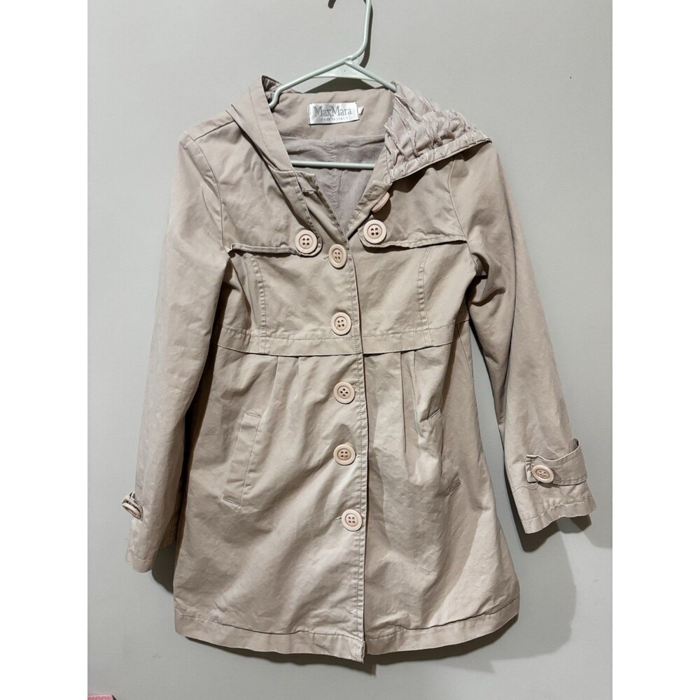 Max Mara Hooded Jacket Blush Medium See Description